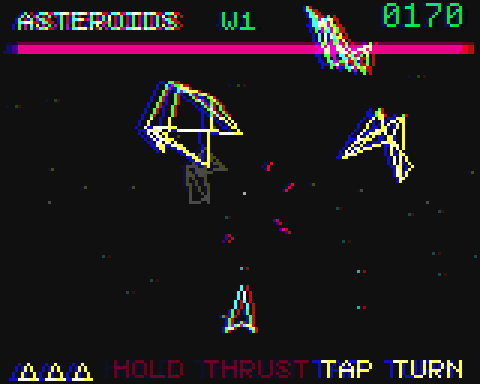 ASTEROIDS on ST7735 160×128