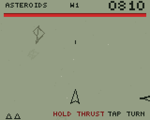 ASTEROIDS on ST7735 160×128
